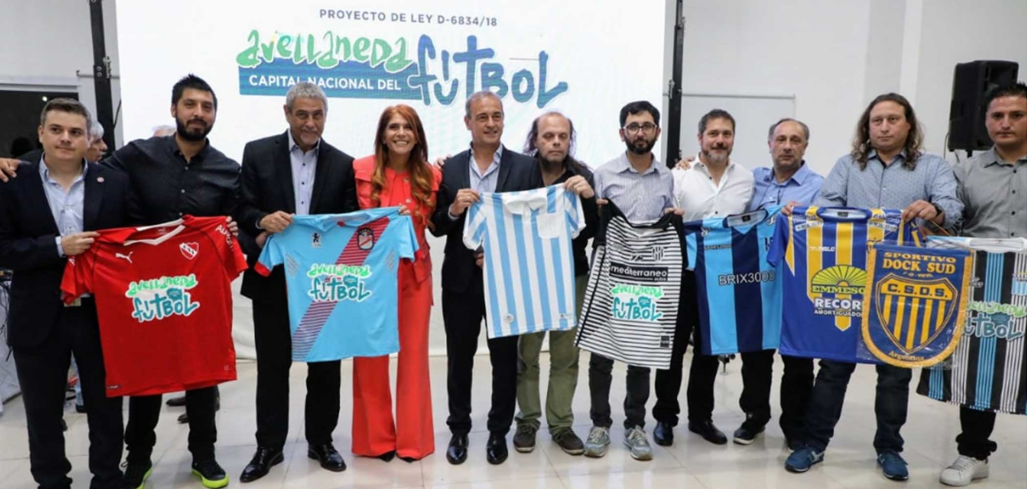 Independiente y Racing apoyaron el proyecto de ley “Avellaneda, Capital Nacional del Fútbol”
