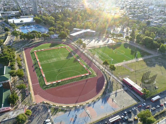 Ferraresi inauguró un Complejo de Alto Rendimiento Deportivo en el Parque Domínico