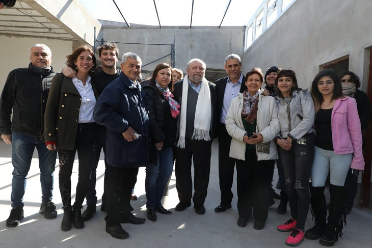 Ferraresi y el doctor Romero supervisaron la construcción del nuevo Hospital Municipal Veterinario