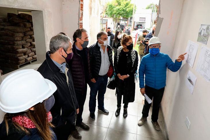 El ministro Katopodis visitó Avellaneda y recorrió obras públicas
